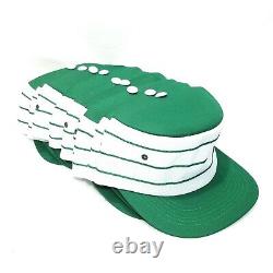 PILLBOX Green BASEBALL (9) HAT CAP LOT VINTAGE YoungAN MENS TRUCKER SNAPBACK