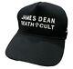 Paly Hollywood James Dean Death Cult Hat Rare Black