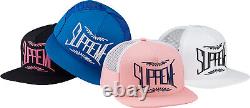 RARE! S/S'14 Supreme Memphis USA 5-Panel Hat Cap Salmon (Pink) AUTHENTIC HEAT