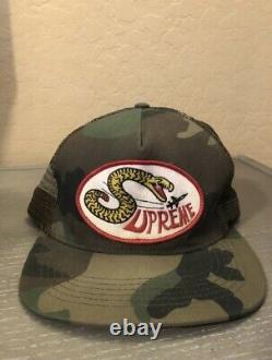 RARE Supreme Sidewinder hat trucker cap snapback vintage authentic