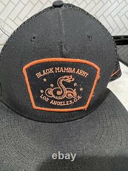 Rare KOBE BRYANT BLACK MAMBA ARMY NIKE TRUE SNAPBACK HAT CAP 729428-010