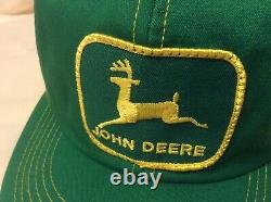 Rare Vintage John Deere Hat SnapBack Trucker Cap K-Products USA Patch