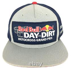 Red Bull Motocross Grand Prix Patch Cap Racing TroyLee Logo Snapback Trucker Hat