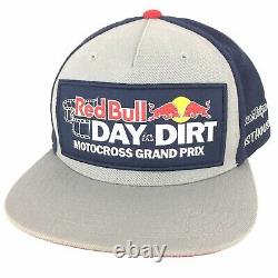 Red Bull Motocross Grand Prix Patch Cap Racing TroyLee Logo Snapback Trucker Hat