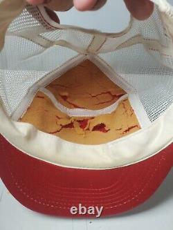Red Wing Shoes SnapBack Trucker Hat Cap Made In USA Vintage