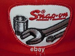 SNAP-ON TOOLS Vtg Patch Logo Adjustable Snapback Mesh Trucker Cap Hat K-Brand