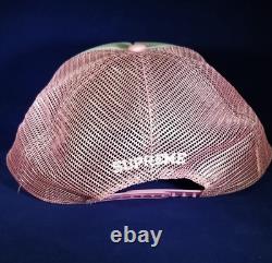 Supreme alien 5 panel pink white trucker hat snap back ball cap cancer gift pink