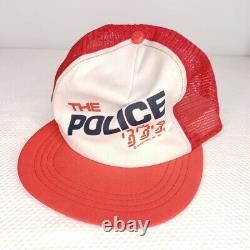 The Police Ghost In The Machine Hat Vintage 80s 1982 Tour Trucker Cap Boutwell