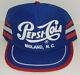 Vintage 1980s Pepsi Cola, Midland, Nc Snapback Trucker's Cap/hat! Made In Usa