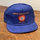 Vtg 1980's 76 Unocal Apple Valley Fuel Corduroy Blue Snapback Trucker Hat Mint