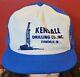 Vtg 80s Kendall Drilling Co Inc Snapback Trucker Hat Cap Evansville Indiana Oil