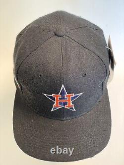 VTG. Houston Astros Baseball Cap MLB Trucker Snap Back Hat New With Tags RARE