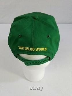 VTG John Deere Yellow Snapback K Products Truckers Hat Service parts Waterloo