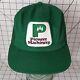 Vtg Pioneer Machinery 80s Green Trucker Hat Cap Snapback Usa K-products Patch