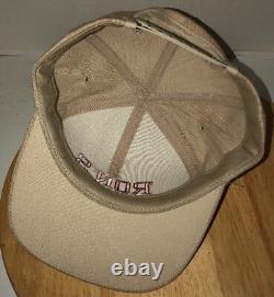VTG RON'S CABINET SHOP 80s USA K-Products Wood Grain Trucker Hat Cap Snapback