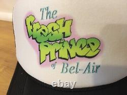 VTG The FRESH PRINCE Of Bel-Air Hat Cap Snapback Curved Brim Truckers Will Smit