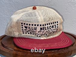 Vintage 1976 Willie Nelson 4th Annual 4th of July Picnic Snapback Cap