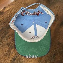 Vintage 1993 Blockhead Nickelodeon Ren & Stimpy Snapback Hat Cap American Needle