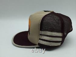Vintage 3 Stripe Sundowner Reno Snapback Trucker Hat Cap Made In The USA three