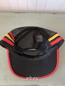 Vintage 3 Stripes Pennzoil Made in USA Racing snapback trucker mesh hat cap NOS