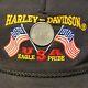 Vintage 70s 80s Harley Davidson Trucker Hat Usa Flag Pride Half Dollar Coin Cap