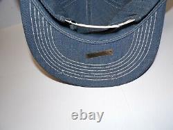 Vintage 70s 80s K Brand Caterpillar Patch Denim Snapback Trucker Hat Cap USA
