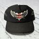 Vintage 70s Harley Davidson Wings Logo Mesh Trucker Snapback Hat Cap Made In Usa