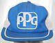 Vintage 70s Ppg Industries Patch Trucker Hat Swingster Snapback Cap Made In Usa