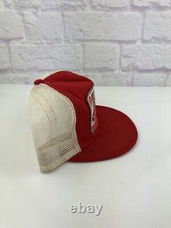 Vintage 70s Ricky Rudd Mesh Trucker Hat Snapback Hat Baseball Cap USA Made 1970s