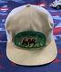 Vintage 80's K Products Yellowstone Patch Trucker Hat Snapback Mesh Cap Bear