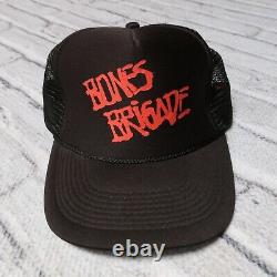 Vintage 80s Bones Brigade Powell Peralta Mesh Trucker Snapback Hat Cap Skate