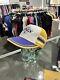 Vintage 80s Nhl Los Angeles Kings 3 Stripe Multicolor Snapback Hat Usa Made