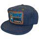 Vintage 80s Zono Filters Patch Saskatchewan Canada Denim Snapback Trucker Hat