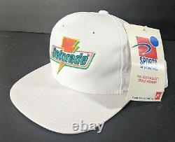 Vintage 90s Gatorade Sports Specialties Snapback Trucker Hat Drink Cap Rare Tags