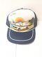 Vintage At&t 80s Retro Astro Van Skyline Sunset Phone Trucker Snapback Cap Hat