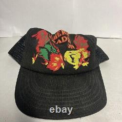 Vintage American Tradition Trucker Hat Cap Rooster Graphics USA Snapback