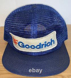 Vintage BF Goodrich Patch Snapback Trucker Hat Cap USA K Brand full Mesh Racing