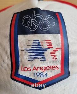 Vintage Champion ABC 1984 Olympics Los Angeles CA USA Trucker Hat Snapback Cap