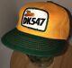 Vintage Dekalb Dk547 80s Usa Swingster Green Yellow Trucker Hat Cap Snapback Wow