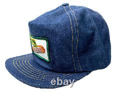 Vintage Dekalb Denim Trucker Hat Snapback Hat Baseball Cap USA Made