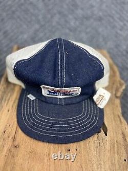 Vintage Denim Levis Trucker Hat Snapback Blue Levi Strauss & Co. White Tab NWT