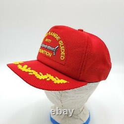 Vintage Extended Range Guided Munition EX171 Red Truckers Hat Cap Snapback