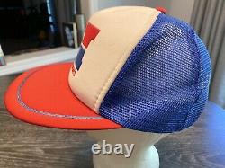 Vintage H Honda Anderson's Red White Blue Snap Back Mesh Back Trucker Cap Hat