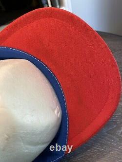 Vintage H Honda Anderson's Red White Blue Snap Back Mesh Back Trucker Cap Hat