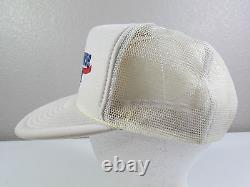 Vintage Harry Browne For President White Mesh Trucker Snapback Hat Cap + VHS