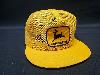 Vintage John Deere Full Mesh Louisville Mfg Snapback Trucker Hat Cap Patch Usa