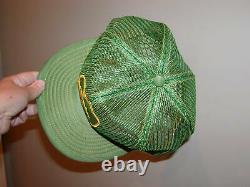 Vintage JOHN DEERE Snapback Hat Cap Mens ALL MESH Patch TRUCKER Louisville 1970s