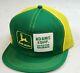 Vintage John Deere Snapback Trucker Hat Mesh Patch Cap K Products Made In Usa