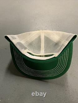 Vintage John Deere K Brand Green Mesh Trucker SnapBack Hat Cap Patch USA