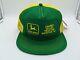 Vintage John Deere K Products Made In Usa Trucker Hat Cap Patch Mesh Snapback